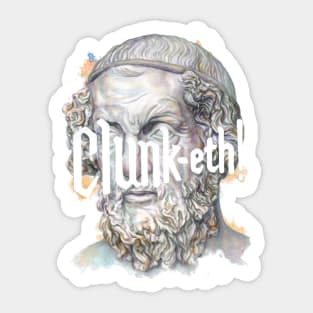 Homer Portrait Sticker